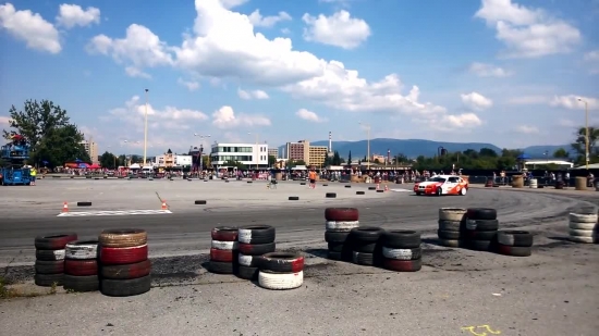 Ashcan, Sky, Bin, Container, Road, Landscape