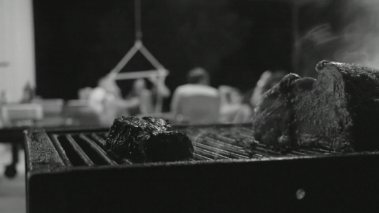 Barbecue, Tea, Grand Piano, Black, People, Piano