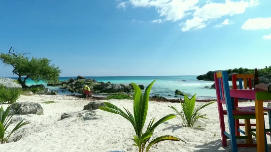 Beach, Sand, Ocean, Sea, Tropical, Vacation