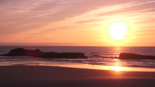Beach, Sun, Sunset, Ocean, Sea, Sunrise