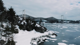 Bridge, Suspension Bridge, Pier, Structure, Water, Support
