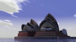 Building, Planetarium, Architecture, Structure, Bridge, River