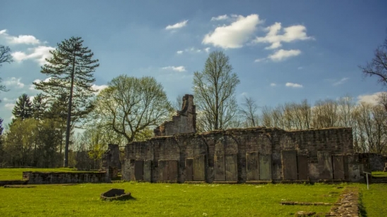 Building, Tree, Sky, Landscape, Castle, Grass