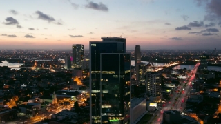 Business District, City, Skyline, Skyscraper, Urban, Cityscape