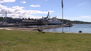 Cannon, Ship, Submarine, River, Military Vehicle, Sky