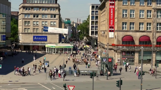 City, Intersection, Architecture, Building, Business District, Street