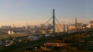 Crane, Device, Sky, Lifting Device, Bridge, City