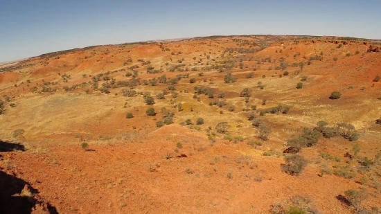Desert, Sand, Dune, Landscape, Tract, Rock