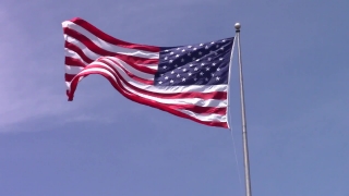 Flag, Flagpole, Staff, Stick, National, Emblem