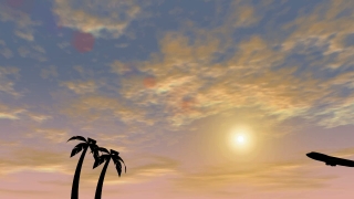 Sky, Sun, Clouds, Sunset, Landscape, Horizon