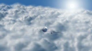 Jet, Sky, Clouds, Weather, Air, Airplane