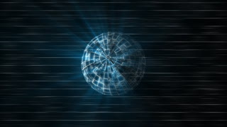 Satellite, Grid, Digital, Light, Technology, Futuristic