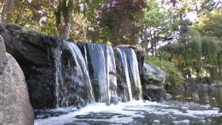 Waterfall, River, Stream, Ice, Water, Rock