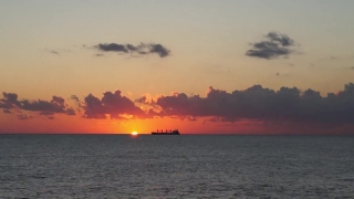 Sun, Star, Celestial Body, Sunset, Ocean, Sea