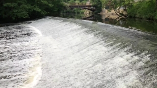 Dam, Barrier, Obstruction, Water, Landscape, River
