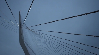 Wire, Cable, Structure, Sky, Bridge, Suspension Bridge