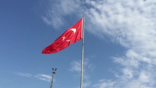 Flagpole, Staff, Stick, Flag, Wind, Sky