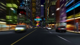 Intersection, Car, City, Urban, Street, Night