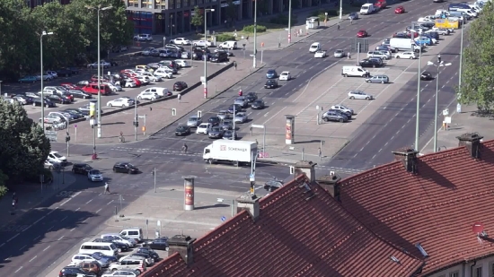 Intersection, City, Urban, Road, Street, Travel