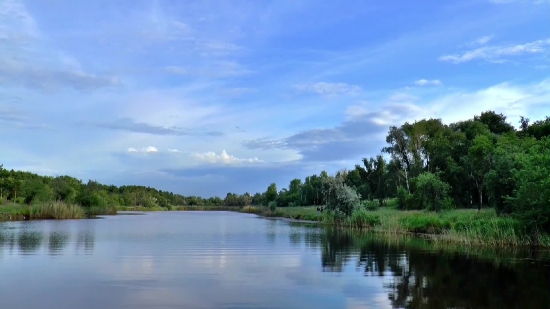 Lake, Landscape, River, Water, Forest, Body Of Water