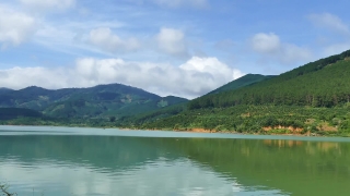 Lake, Landscape, Water, Mountain, River, Range