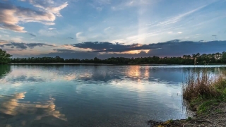 Lakeside, Shore, Lake, Water, Sky, Landscape