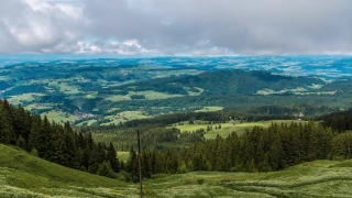 Landscape, Highland, Mountain, Sky, Grass, Tree