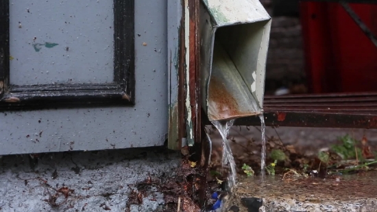 Mailbox, Old, Wall, Box, Shelter, Shovel