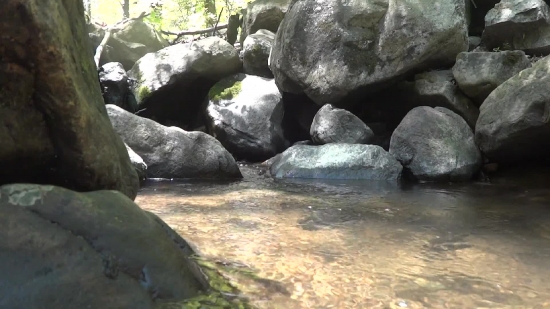 Megalith, Memorial, River, Water, Rock, Stone