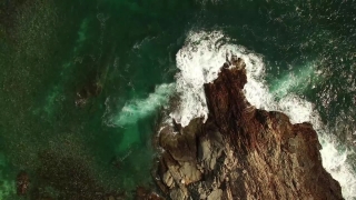 Mountain, Water, Ocean, Volcano, Rock, Sea