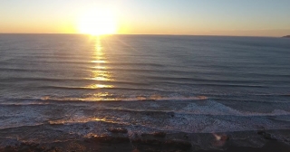 Ocean, Beach, Sea, Sunset, Sun, Water