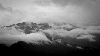 Range, Mountain, Sky, Clouds, Volcano, Landscape