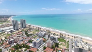 Sea, Coast, Beach, Resort, City, Sky