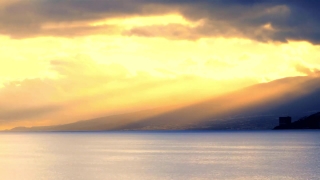Seascape, Sunset, Sun, Sky, Landscape, Sunrise