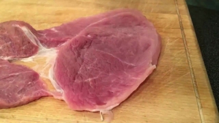 Shower Cap, Cap, Headdress, Meat, Raw, Steak