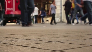 Sidewalk, City, People, Street, Walking, Urban