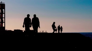 Silhouette, Sunset, Sky, People, Beach, Summer