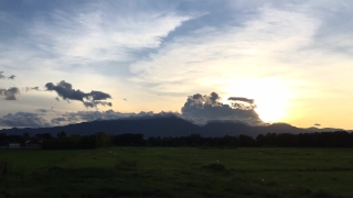 Sky, Atmosphere, Field, Landscape, Grass, Land