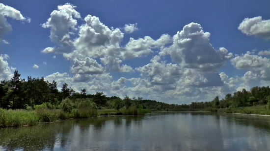 Sky, Atmosphere, Lake, Landscape, Water, Reflection