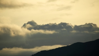 Sky, Atmosphere, Landscape, Range, Mountain, Sunset
