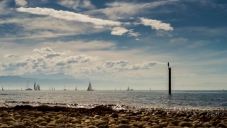 Sky, Ocean, Sea, Water, Beach, Sunset