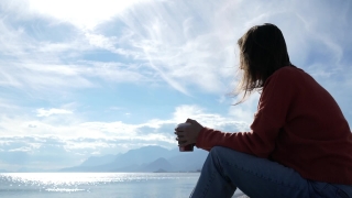 Sky, Sea, Beach, Man, Ocean, Summer