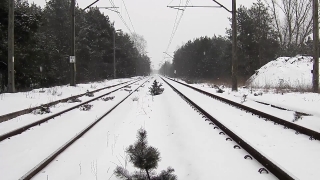 Snow, Track, Winter, Cold, Wire, Weather