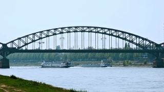 Steel Arch Bridge, Bridge, Structure, River, Water, Sky