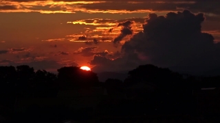Sun, Mountain, Sky, Star, Sunset, Volcano