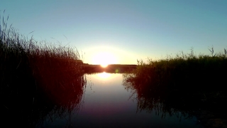 Sun, Star, Celestial Body, Sky, Lake, Landscape