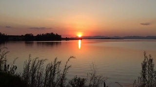 Sun, Star, Sunset, Celestial Body, Water, Lake