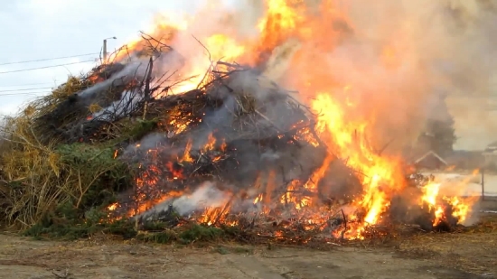 Volcano, Mountain, Natural Elevation, Fire, Heat, Flame