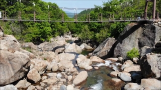 Wall, River, Landscape, Water, Rock, Stone