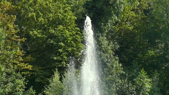 Waterfall, Fountain, River, Stream, Water, Rock